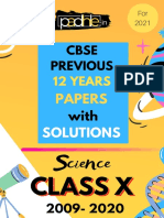 Padhle E-Book - Previous 12 Year Question Papers with Solutions 2009-20 - Class 10 Science.pdf