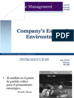 Strategic Management - Evaluating A Company S External Environment