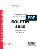 Boletin 4040