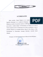 Autorizacion: Caucagua, A Los Del Mes de Marzo de Dos Mil Quince