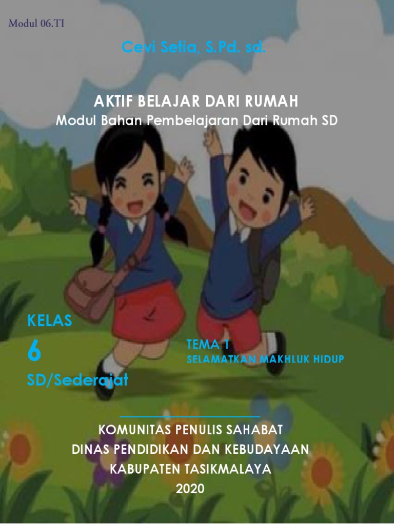 Kab Tasik Modul 1 Bdr Kls 6 Tema 1 Pdf