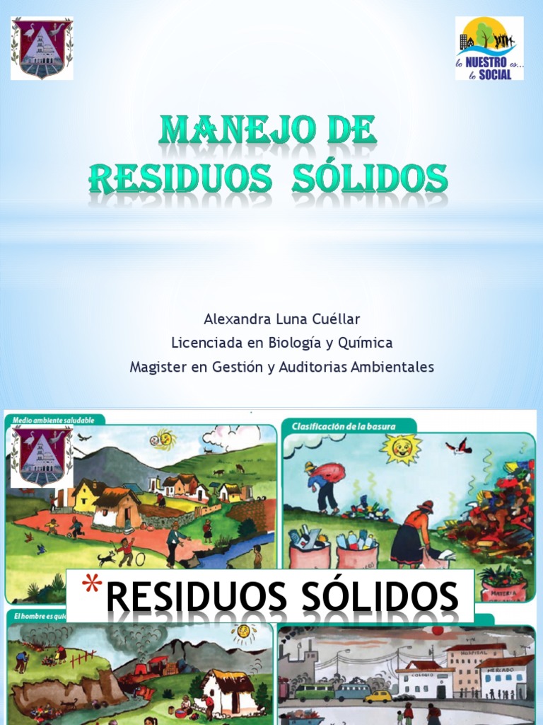 Manejo y Clasificación de Residuos Sólidos | PDF | Residuos | Contaminación