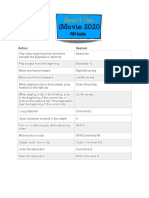Imovie 2020 PDF Guide PDF