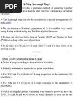 K-Map (Karnaugh Map) : Truth Table