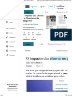 O Impacto Das Chuvas No Planejamento Chuva - Blog