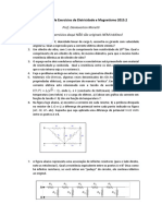 Quarta Lista de Exercícios de Eletricidade e Magnetismo 2015.2