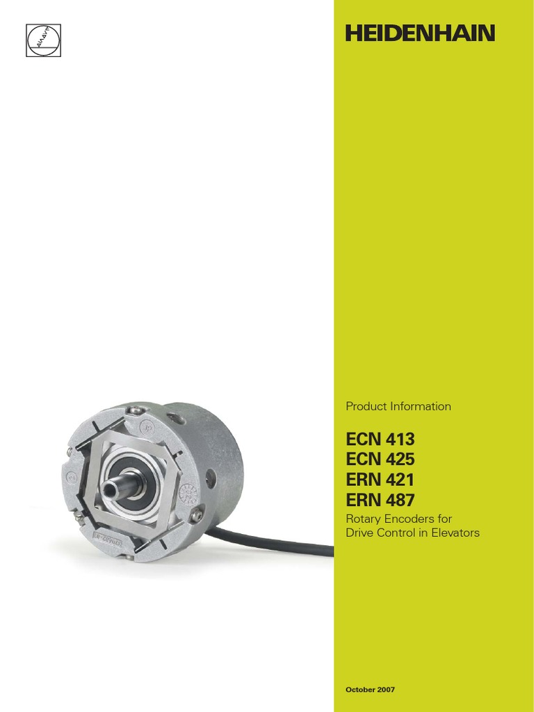 Heidenhain ECN 413/425 Encoder Guide | PDF | Screw | Power Supply