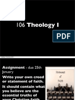 Theology I - Introduction