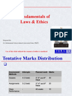 Fundamentals of Laws & Ethics: Use of This Slide Without The Consent of Author Is Unethical