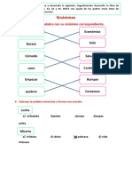 Sinonimos Tarea