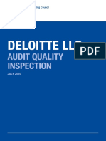 Deloitte Audit Quality Inspection Jul 2020 PDF