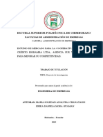 Escuela Superior Politécnica de Chimborazo: Facultad de Administración de Empresas