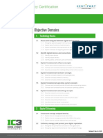 IC3 GS6 Level 1: Objective Domains