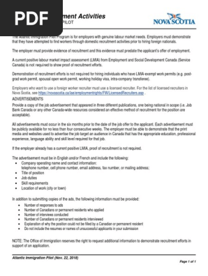 AIP Recruitment English PDF | PDF | Recruitment | Employment
