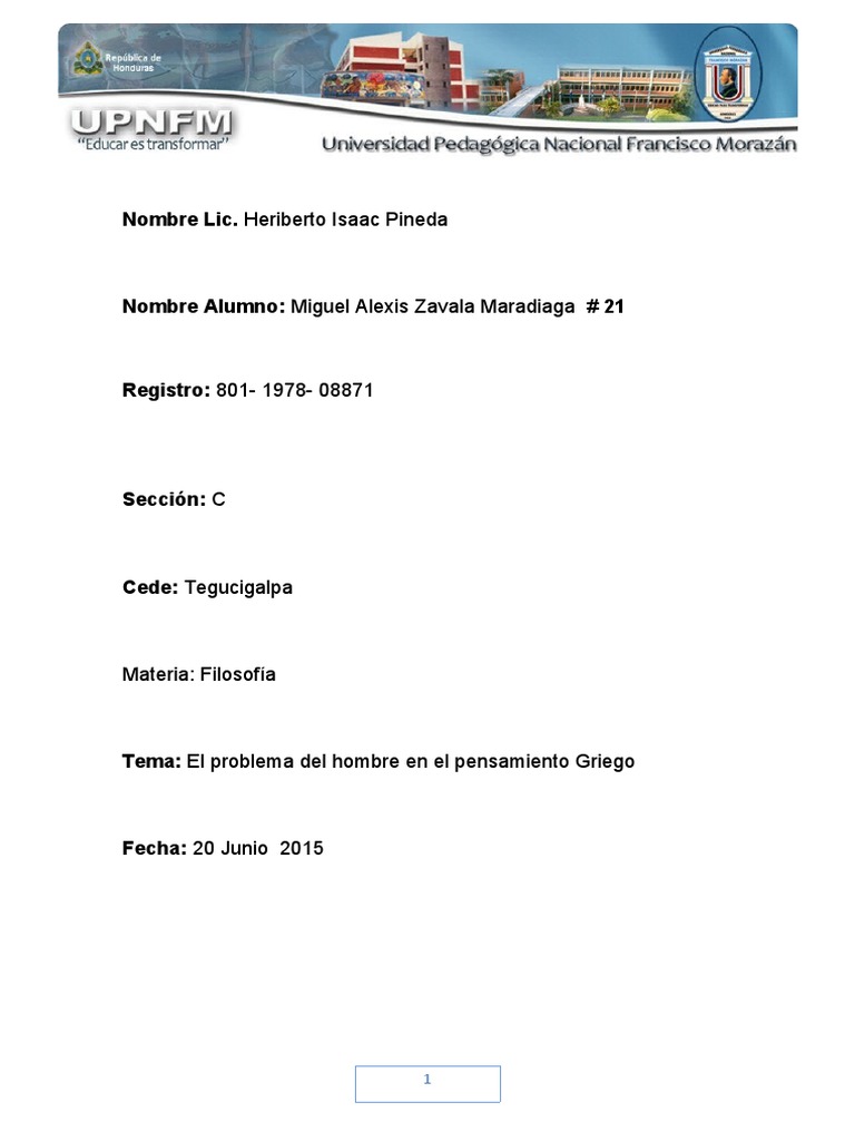 El Hombre en el Pensamiento Griego | PDF | Aristóteles | Platón