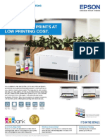 High Quality Prints at Low Printing Cost.: ECOTANK L3116/L3156