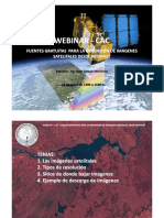 Webinar CAC - Fuentes Gratuitas para La Obtención de Imagenes Satelitales