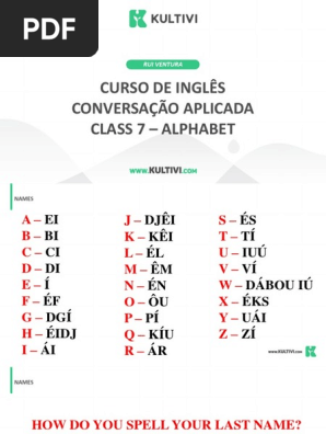 Aula 9 Alphabetpdf Pdf