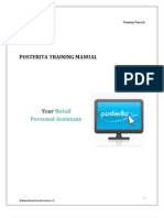 Posterita Training Manual