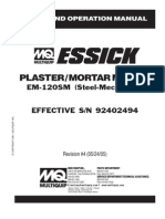 Essick Mortar Mixers