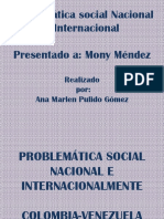 Problemática Social Nacional e Internacionalmente