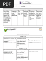 Department of Education: Simplified Melc-Based Budget of Lessons in English 7 1 Quarter