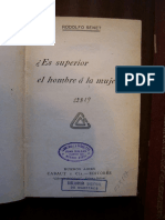 Senet (1912) Es Superior El Hombre A La Mujer