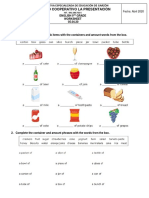 Containers and Quantifiers Worksheet