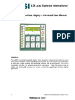 LS 420 - Two Lines Display - Universal User Manual: LSI Load Systems International