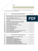 Directions: Review Your Introduction by Putting A Check Mark Next To The Items That You Find and An X If The Item Is Incomplete