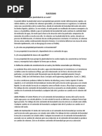 Plasticidad Cuestionario