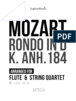 MOZART Rondo (flute & string quartet)