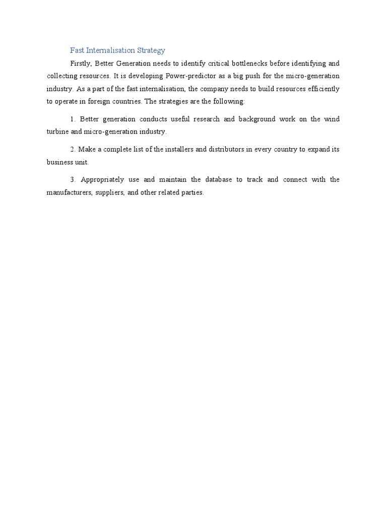 Entry Modes Strategy | PDF
