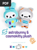 Astrobunny & Cosmokitty Plush: A Sewing Pattern by