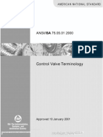 ISA75.05 Terminologia de Vavulas PDF