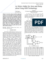 XOR Based Carry Select Adder For Area and Delay Minimization Using GDI Technology PDF