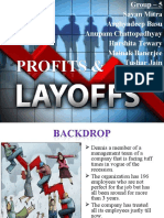 Profit & Layoff