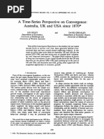 A Time Series Perspective On Convergence PDF