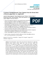 Molecules: Cytotoxic Podophyllotoxin Type-Lignans From The Steam Bark of Bursera Fagaroides Var. Fagaroides