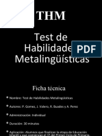 Test de Habilidades Metalinguisticas