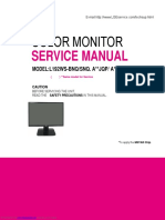 Color Monitor: Service Manual