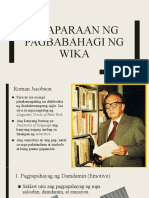 6 Naparaan NG Pagbabahagi NG Wika