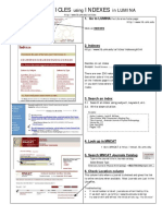 Articles Indexes: Using in Lumina