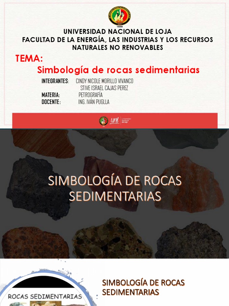 Simbología de Rocas Sedimentarias | PDF