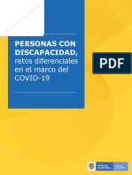 Retos de las personas con discapacidad durante la pandemia