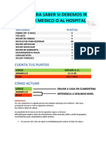 Guia para Saber Si Debemos Ir Con Un Medico o Al Hospital