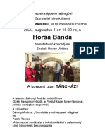 Horsa Banda Koncert, Mindszentkálla, 2020. Aug. 1.