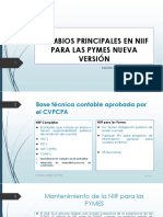 Cambios Principales en Niif para Las Pymes - Ponencia Ues PDF