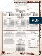 Character Sheet PDF