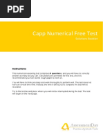 Capp Numerical Free Test: Assessmentday